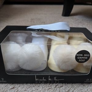 Nicole miller 2 pair sock set